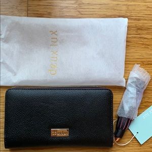 Brand new black deux lux wallet